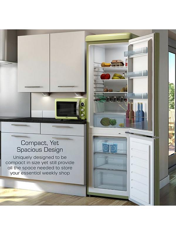 Swan SR11020GNE Retro Style Fridge Freezer - Green - Image 4